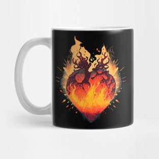 Burning Heart Mug